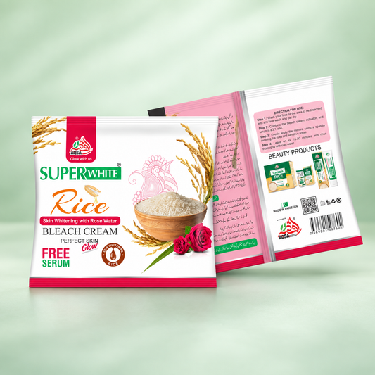 Super white  Rice Bleach (3-in-1 Sachet)