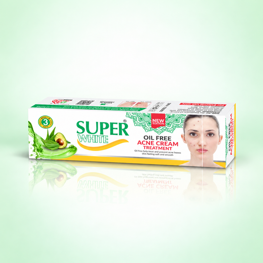 Super White Oil-Free Acne Cream Tube (10g)