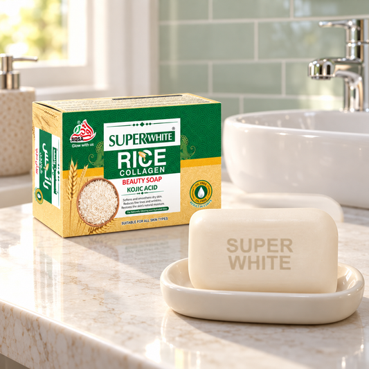 Super White Rice Soap (100ml)
