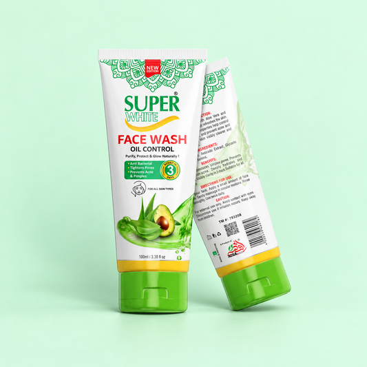 Super White Oil-Free Face Wash (100ml)