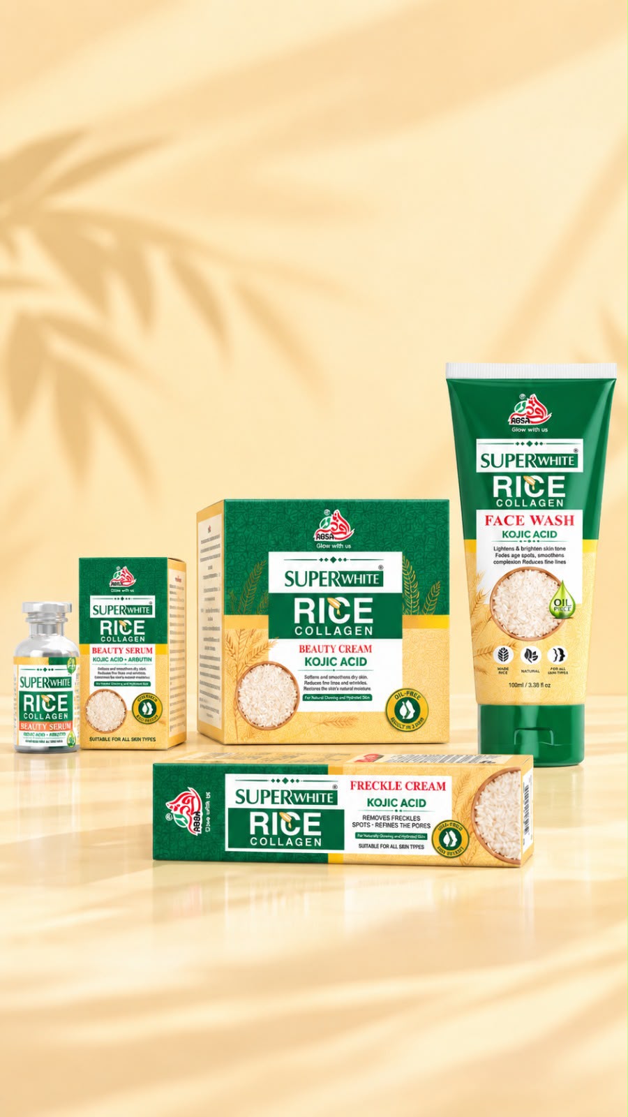 30-Day Freckle Care Kit | Freckle Cream & Rice Collagen Skincare