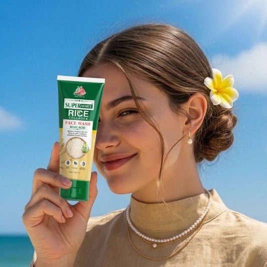 Super White Rice Face Wash – Best Face Wash Pakistan for Fresh & Glowing Skin